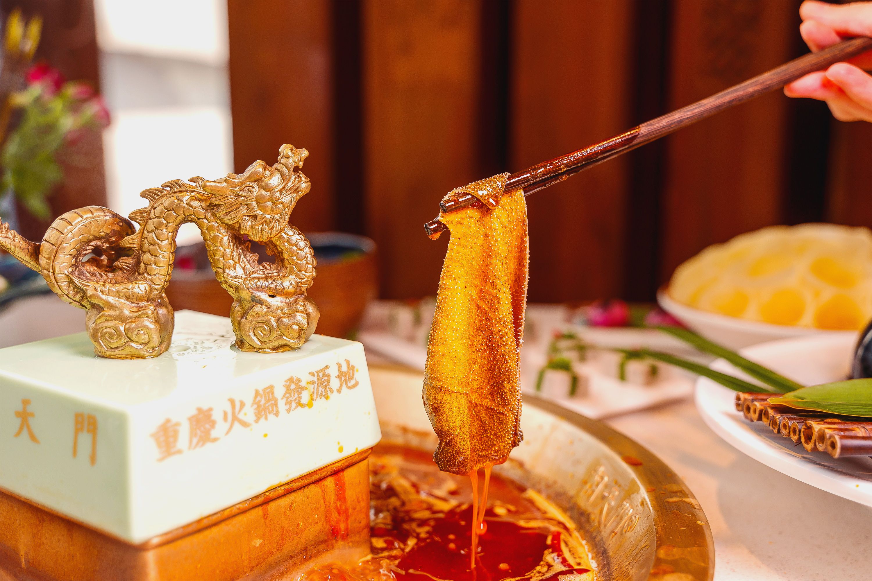 重慶火鍋加盟店，為什么毛肚如此受歡迎？